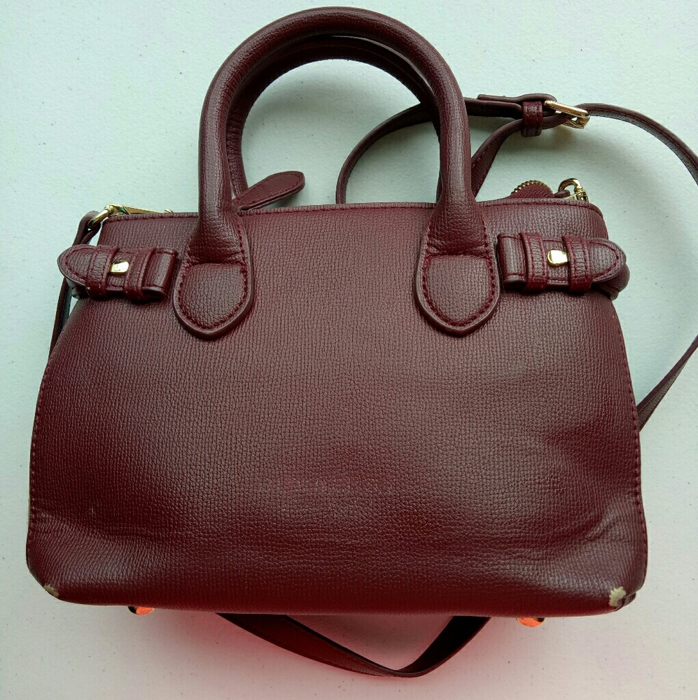 SOLD**Maroon handbag /satchel/side bag